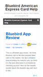 Mobile Screenshot of bluebirdhelp.com